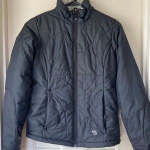 Mountain Hardwear womens jacket grey xs lightweight water resistant